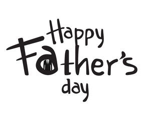 Happy father's day card. vector