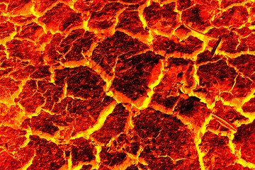 Red lava texture background