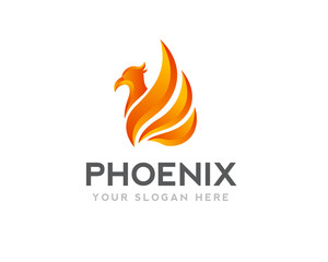 Phoenix fire logo design inspiration