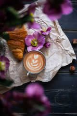 Anemone flowers coffee acorn
