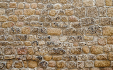 yellow stone wall texture