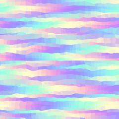Geometric abstract pattern. Wavy gradient strips background.