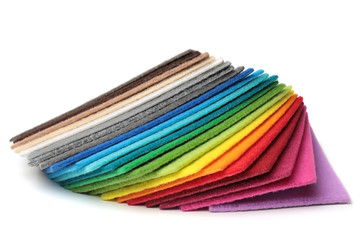 Samples of collection carpet