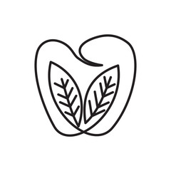 Leaf Logo Design Vector Template Set