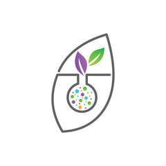 Leaf Logo Design Vector Template Set