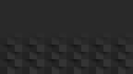 Black abstract background vector with blank space for text.