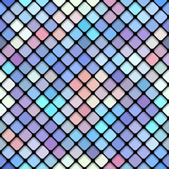 Seamless plaid background. Vector image in geometric style