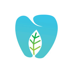 Leaf Logo Design Vector Template Set