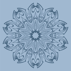 Ornamental Arabic Pattern With Mandala. Vintage Vector For Print Or Web Design. Invitation, Wedding Card, National Design. Pastel color