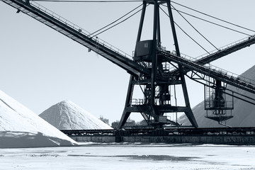 salt stacking machinary