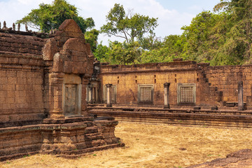 First and second enclosure walls of Banteay Samre temple, Cambodia
