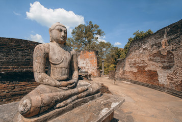 Polonnaruwa  Ancient Vatadage Which Is An Ancient Structure Built For Hold The Tooth Relic Of The Buddha