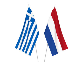 Greece and Netherlands flags