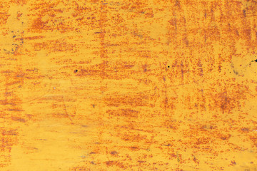 rusty yellow metal surface