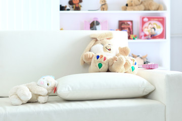 closeup.cozy children's room.photo with copy space. the concept of the care
