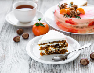 Sweet carrot cake