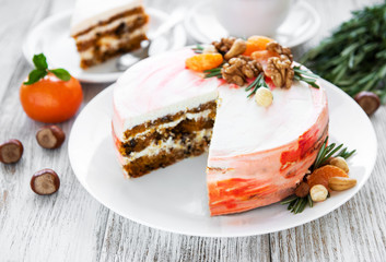 Sweet carrot cake