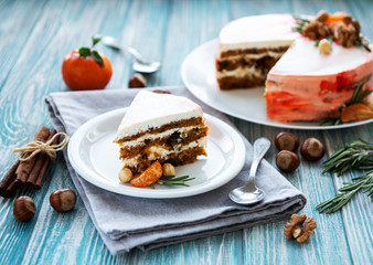Sweet carrot cake