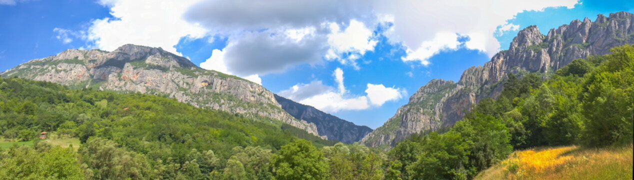 Jerma River canyon in Serbia