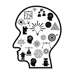 Human head idea concept