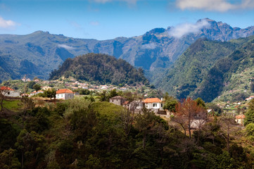 Fototapeta na wymiar Landschaft bei Porto da Cruz auf Madeira