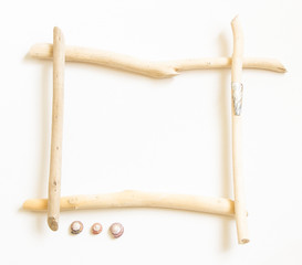 Rahmen aus Treibholz