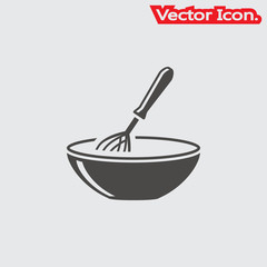 whisk icon isolated sign symbol and flat style for app, web and digital design. Vector illustration.