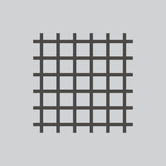 Wire mesh icon isolated sign symbol and flat style for app, web and digital design. Vector illustration.