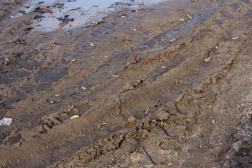 washed out roads after the rain