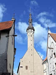 Fototapeta premium View of old town in Tallinn