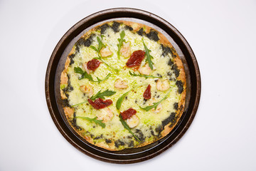 Shrimp pizza