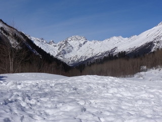winter in the mountains