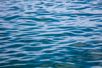 Expanse of water on the sea as an abstract background