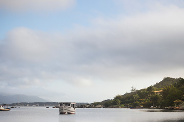 lake and boats