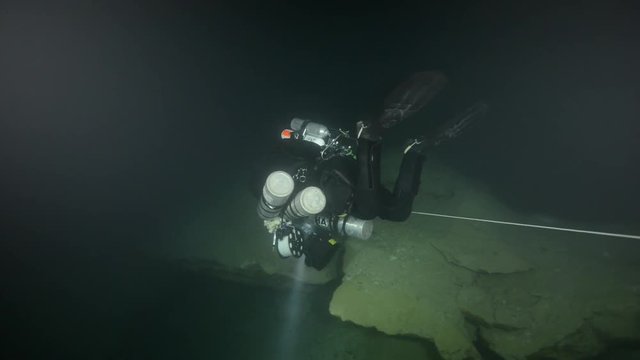 Cave diving in Budapest