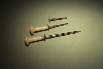 Metal trocar for laparoscopic surgery by cattle
