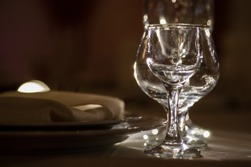 glasses in the light