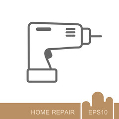 Electric screwdriver icon