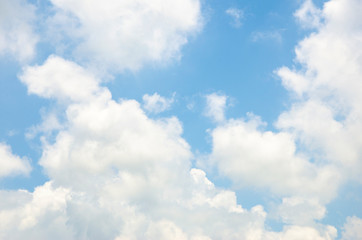 Clouds and sky with blurred pattern background