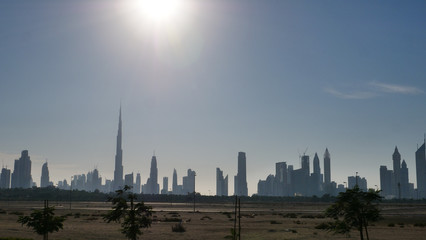 Fototapeta na wymiar Dubai City panorama