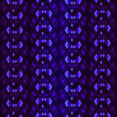 Seamless checkered iridescent blue-purple pattern. © NewMast
