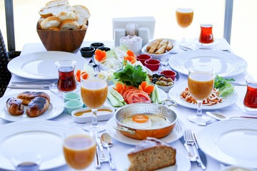 traditional turkish breakfast.
