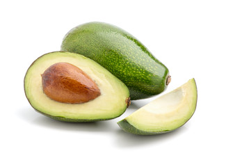 Avocado isolated on white