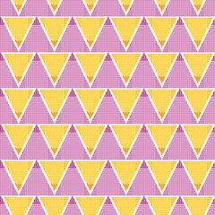 Seamless geometric pattern of triangles. Abstract geometric background.