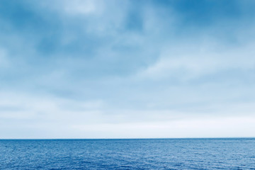 Fototapeta na wymiar Scenic landscape with blue sea