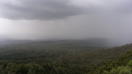 View to Mount Longonot Volcano Crater