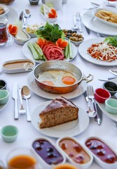 traditional turkish breakfast.
