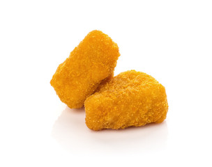 Fried Cheese isolated on white background