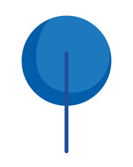 tree plant isolated icon