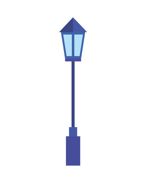 street lightpost lamp icon